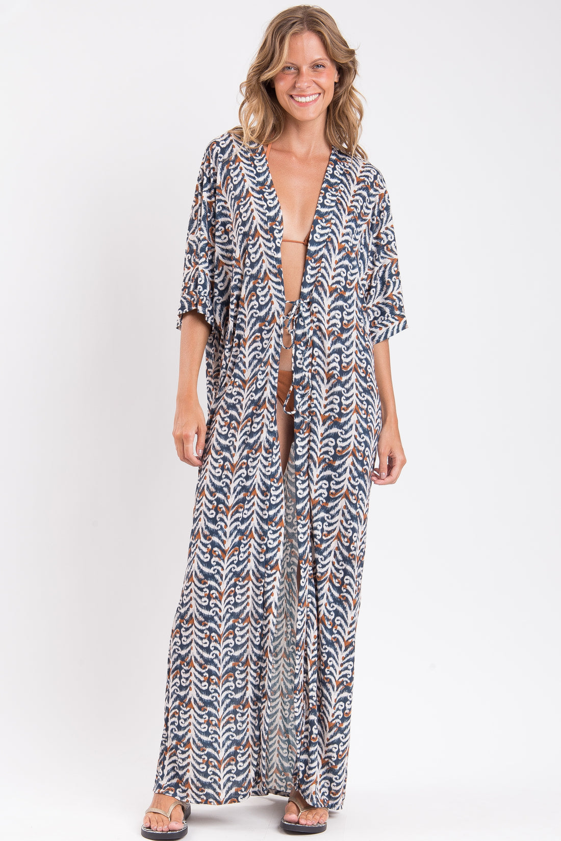 Ikat Long Dress