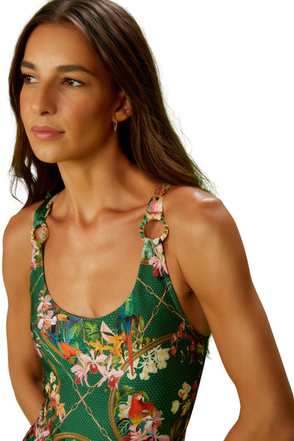 Maio Camiseta Argola Tropical Ring