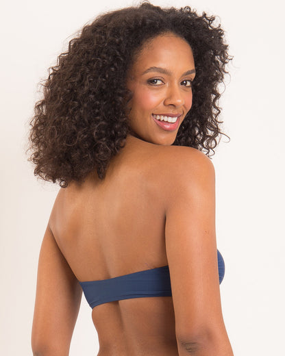 Top Navy Bandeau-Reto