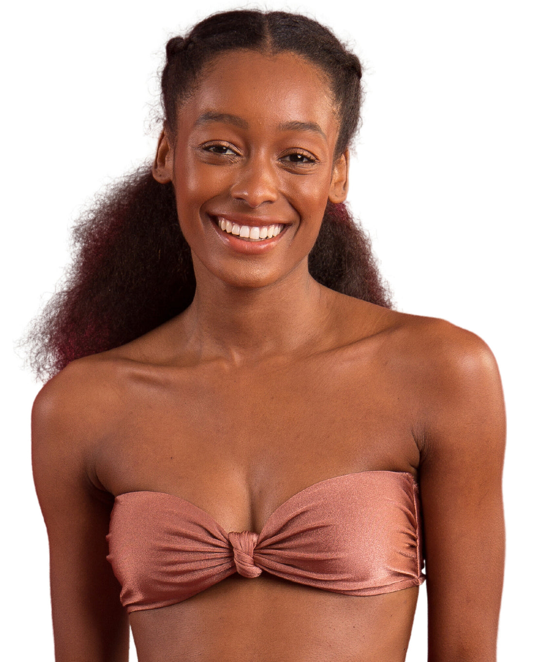 Top Shimmer-Copper Bandeau-Joy