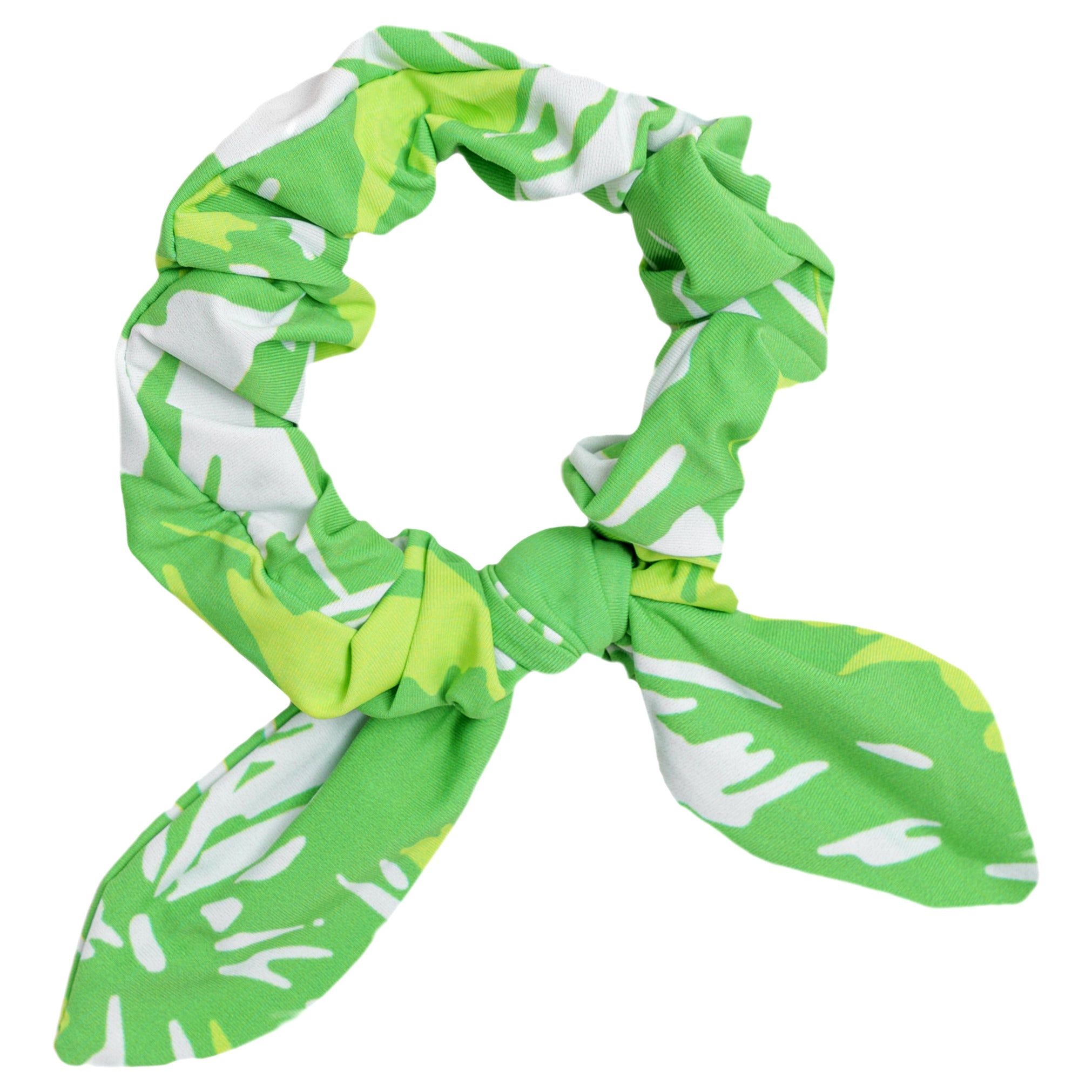 Green-Palms Scrunchie