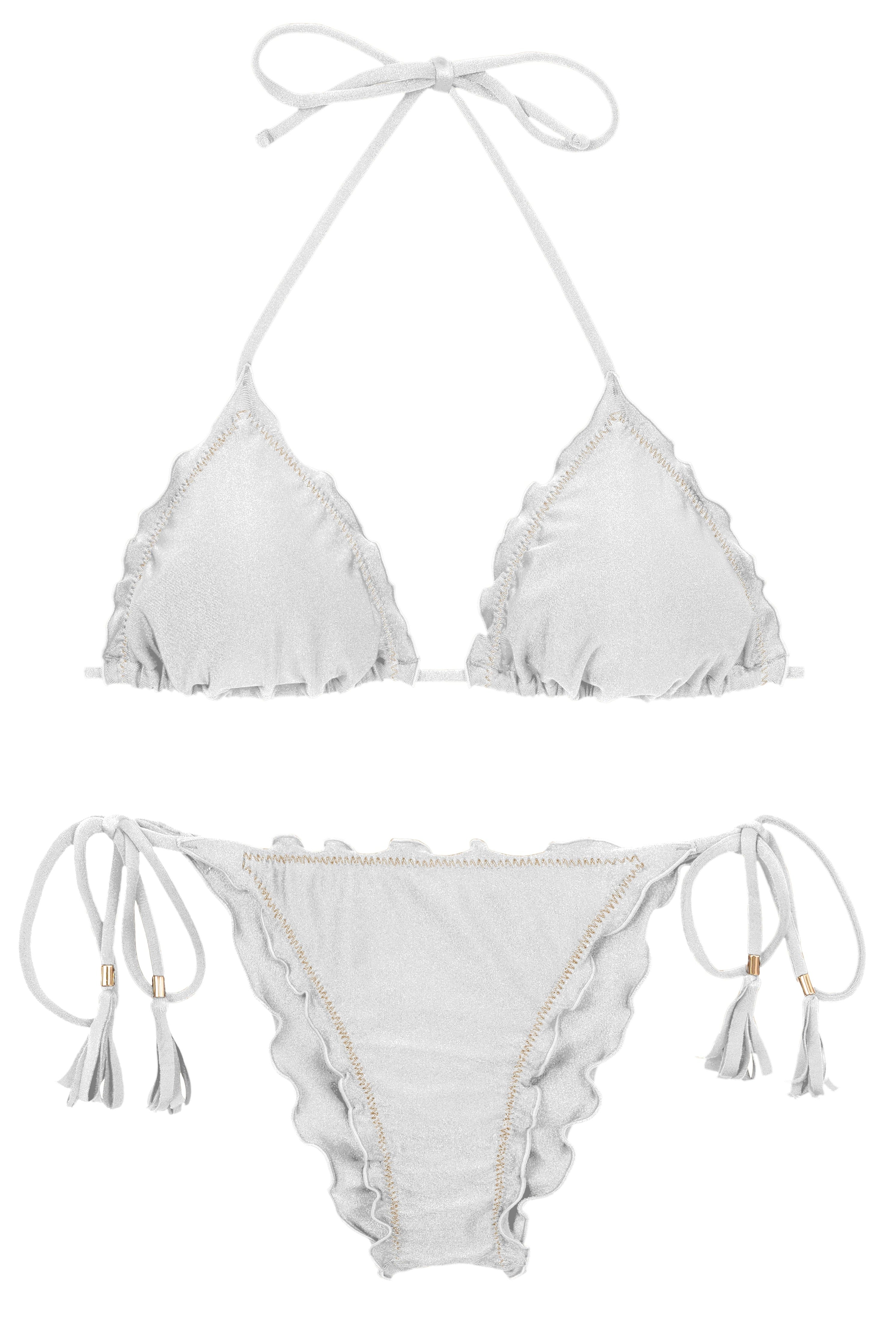 Set Shimmer-White Frufru