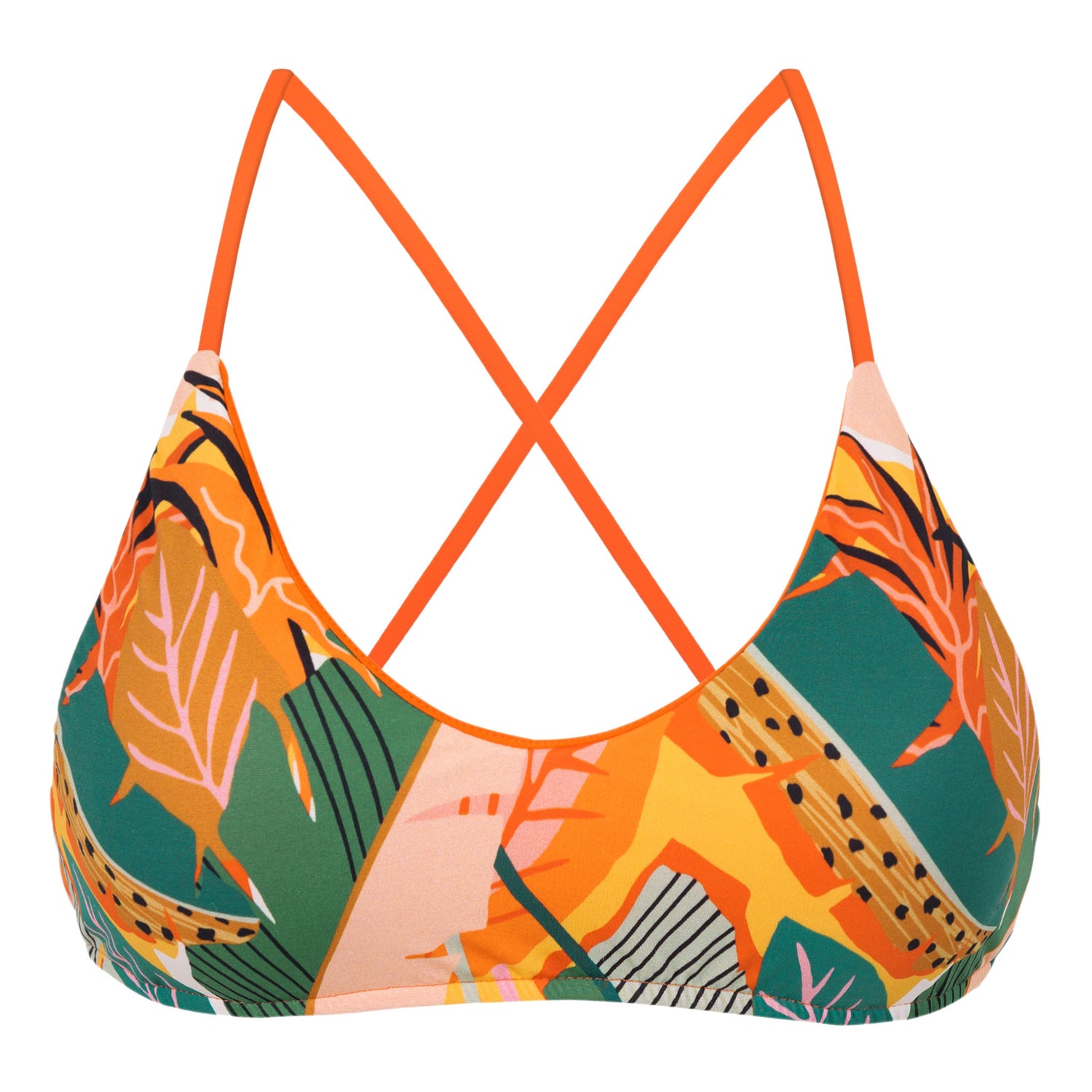 Top El-Arco Bralette-Orange