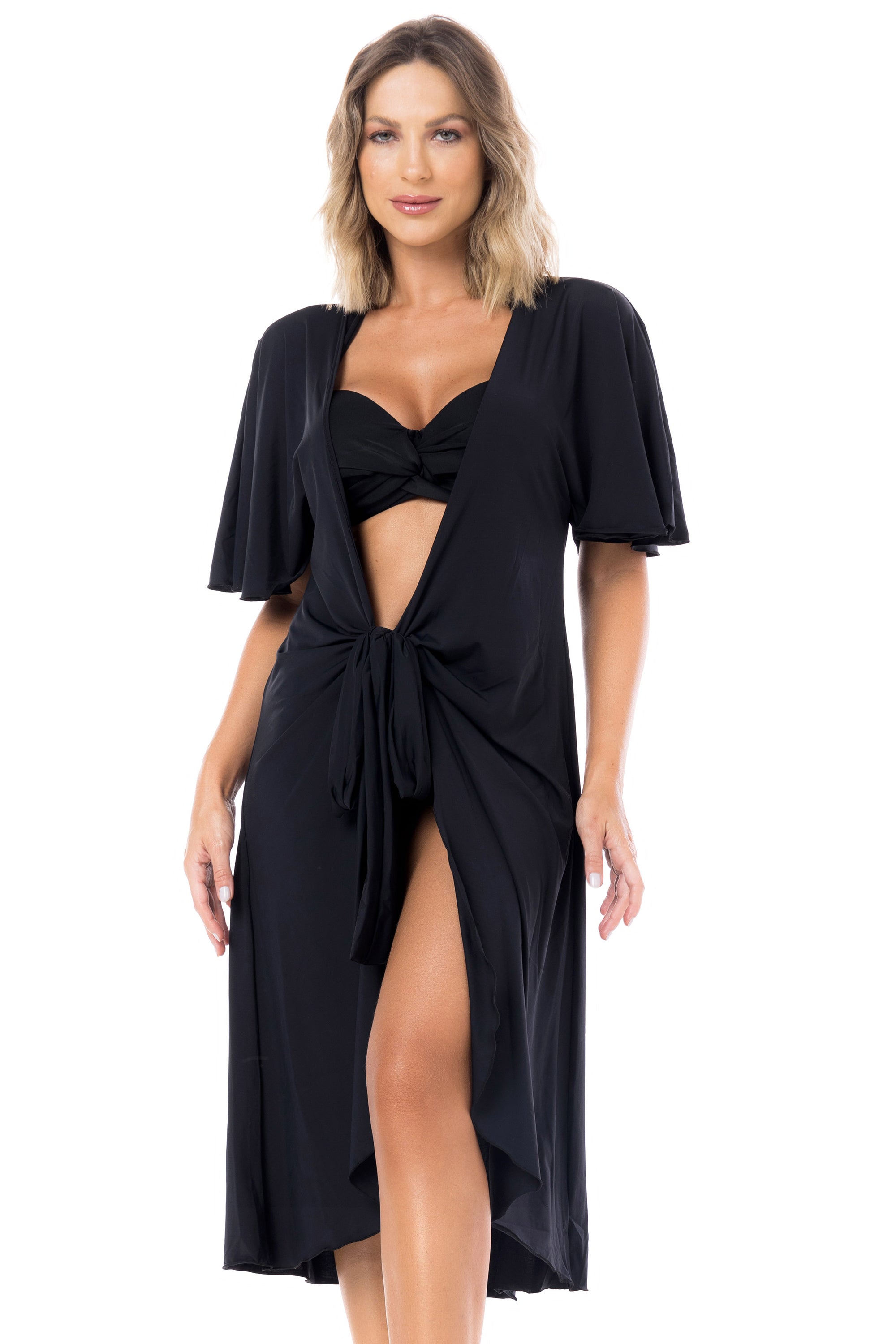 Vestido Crepe Preto